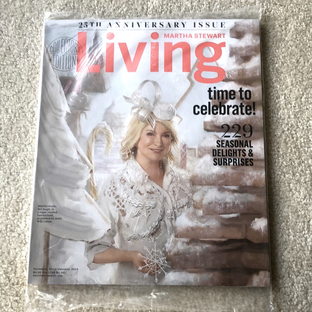 Martha Stewart Living 25th Anniversary Issue Magazine